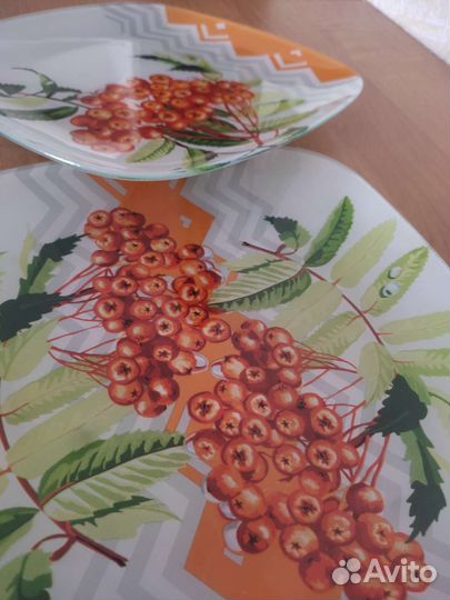 Блюдо стеклянное