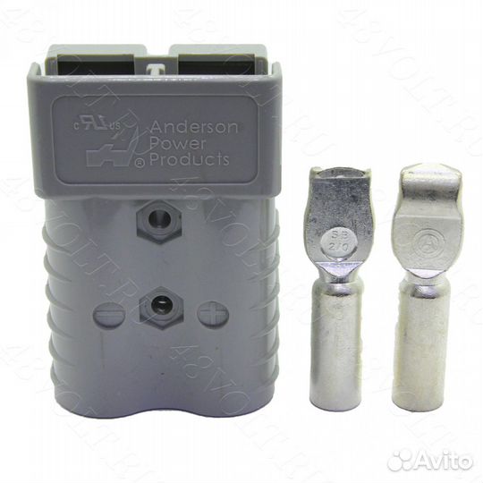 Разъём силовой Андерсон серый 120A