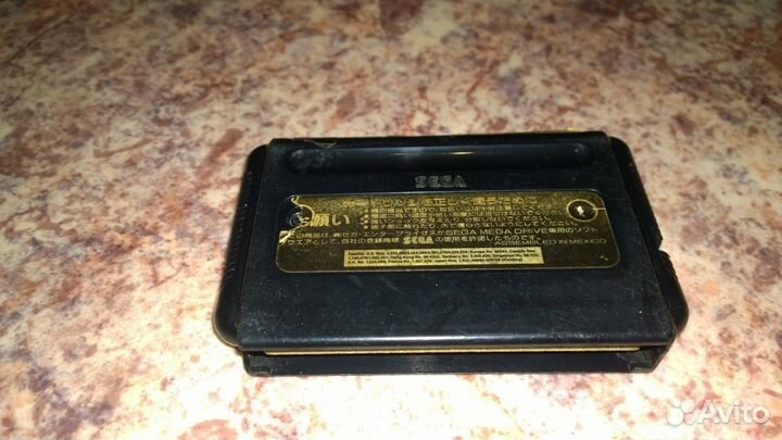 Оригинальный картридж Sega 