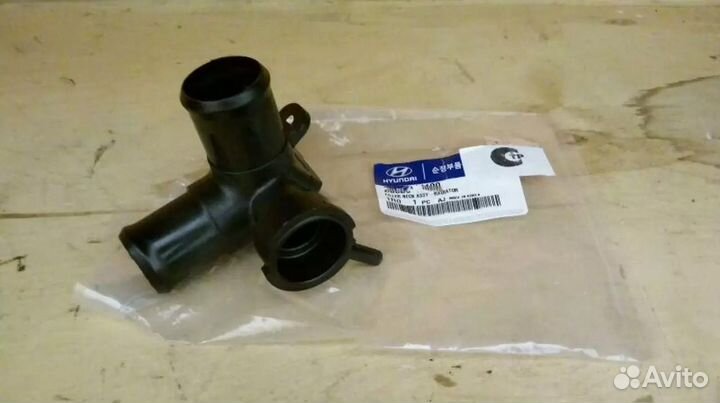 Тройник системы охлаждения Hyundai Solaris 10-16