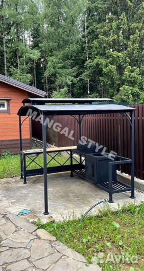 Беседка с мангалом