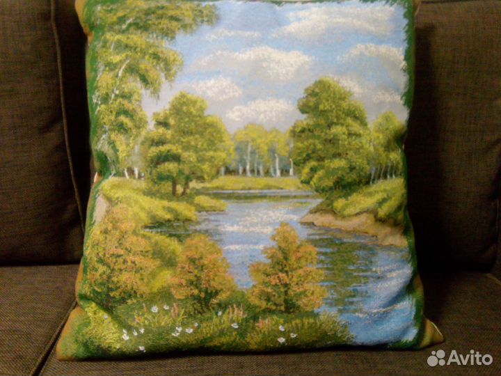Подушка гобелен