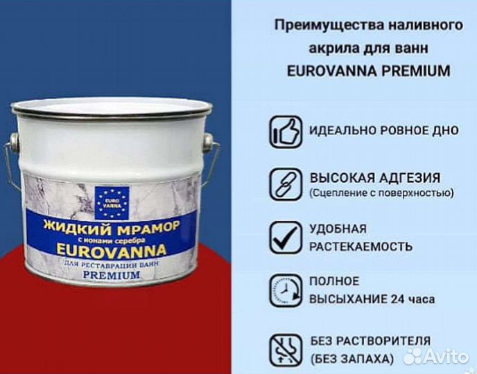 Реставрация ванн акрилом