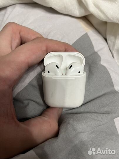 Беспроводные наушники apple airpods 2