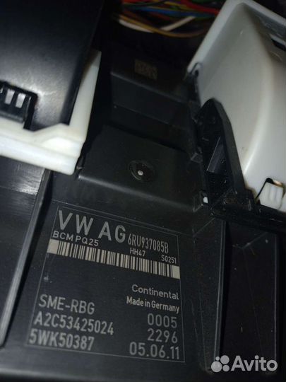 Блок комфорта volkswagen polo