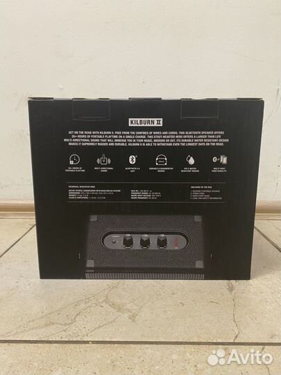 Портативная колонка Marshall Kilburn II (черный)