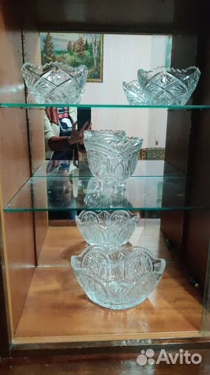 Ваза хрустальная СССР