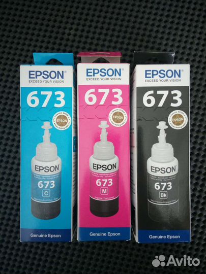 Чернила для принтера epson