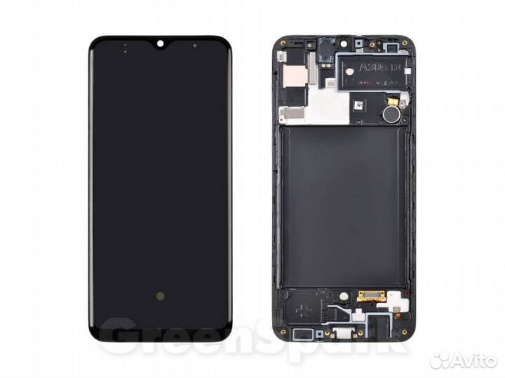 Дисплей для Samsung A307F Galaxy A30s в рамке +та