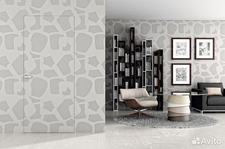 Скрытые двери под отделку