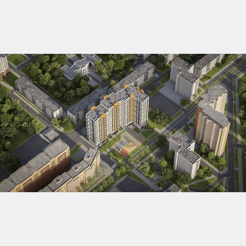 2-к. квартира, 64,3 м², 11/17 эт.