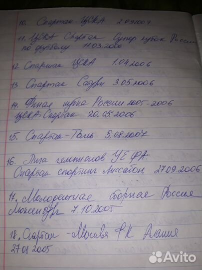 Билеты на футбол Спартака разные годы