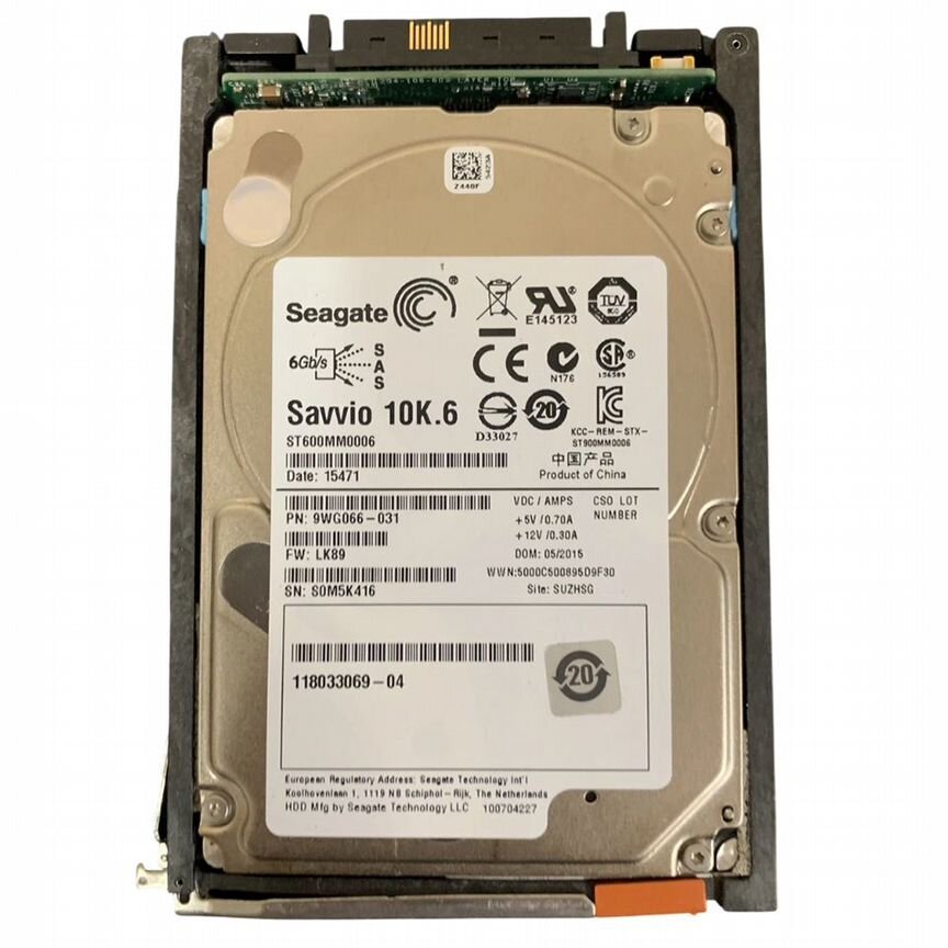 [005049250] Жесткий Диск Emc 600gb Sas 2,5" Hdd 005049250
