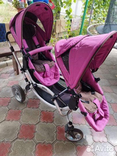 Коляска для двойни