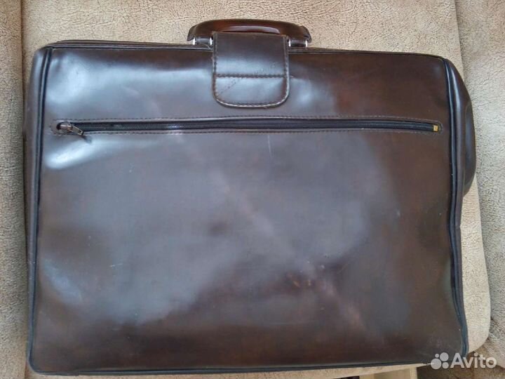 Саквояж Мужской кожаный портфель