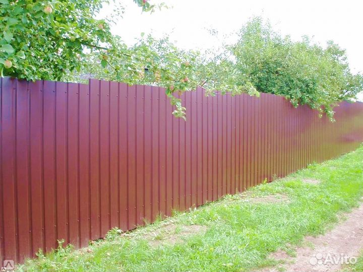 Заборы из профнастила