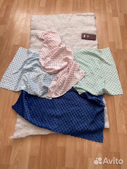 Обрезки ткани плюш