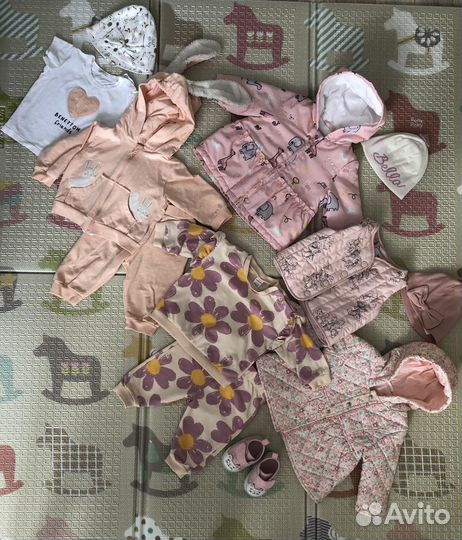 Пакет вещей на девочку 3-6 месяцев