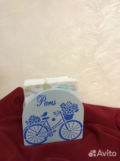 Салфетница деревянная