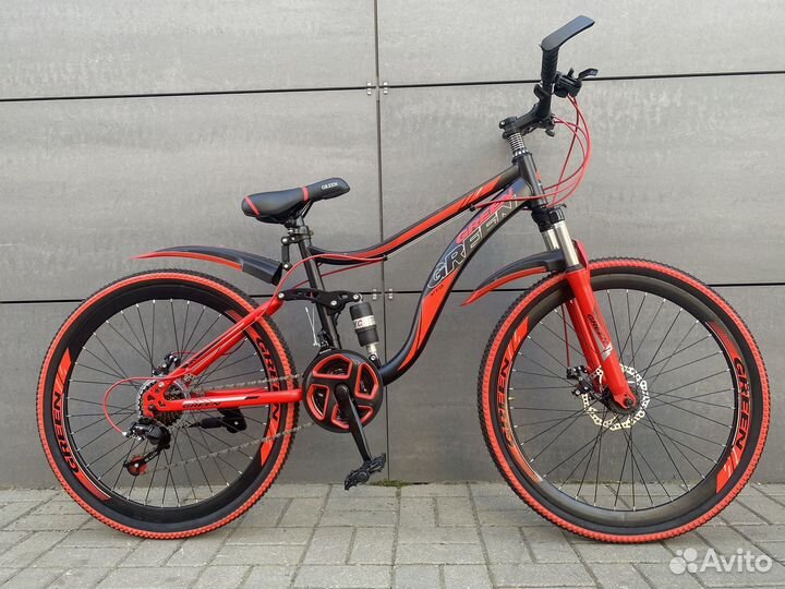 Горный велосипед на спицах