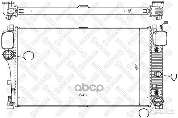 Радиатор системы охлаждения MB W221 all 05 10