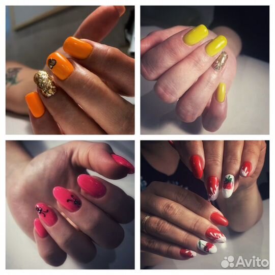 Маникюр, педикюр, наращивание ногтей