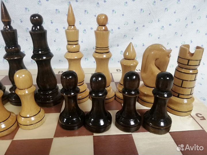 Шахматы большие фигуры ручной работы