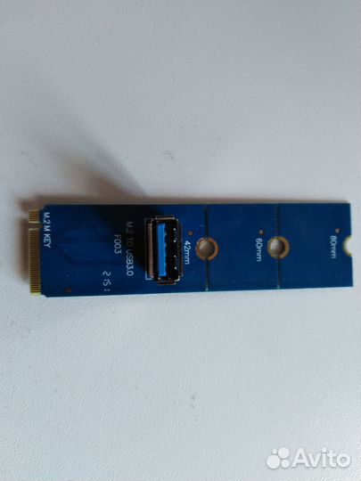 Карта-адаптер M2 на usb 3.0 и PCI-E на usb 3.0