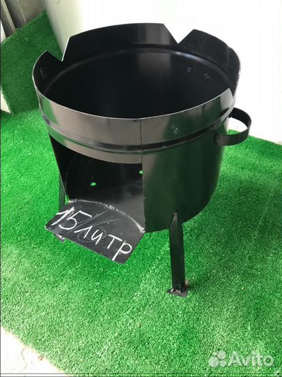 Подказанник печка с трубой для казана