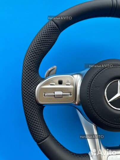 Руль Mercedes AMG кожа