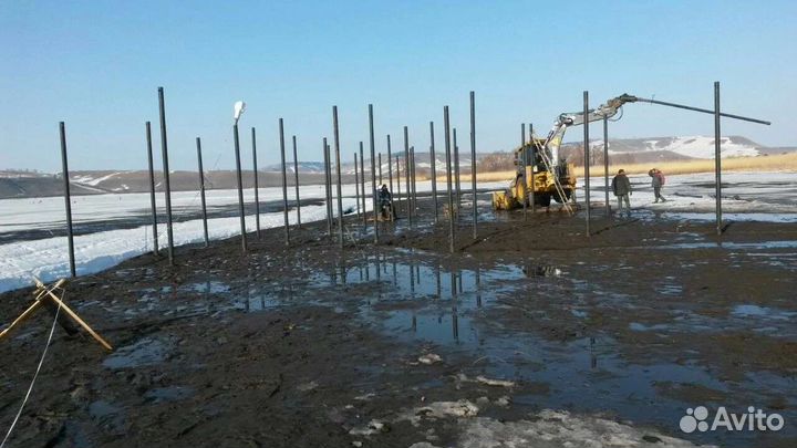 Винтовые сваи от производителя под ключ