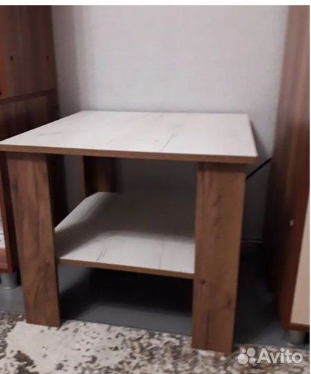 Журнальный стол Дуб крафт табачный/Дуб крафт белый