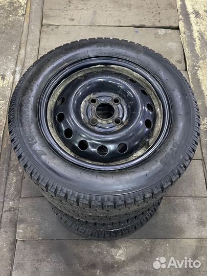 Комплект зимних колес r14 на chevrolet lanos