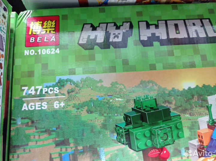 Конструктор Майнкрафт 10624 База на Водопаде