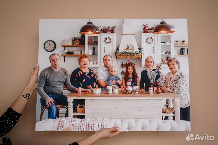 Фото на холсте/Портрет по фото