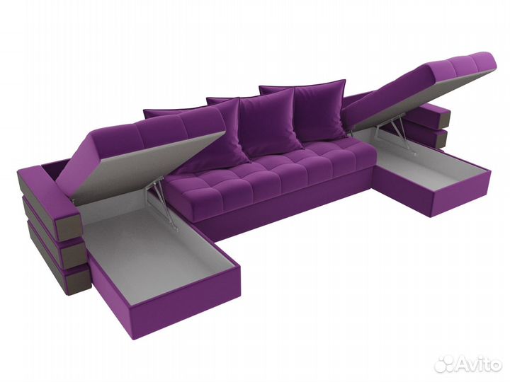 Угловой П-образный диван «Венеция»