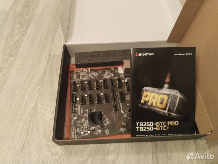 Материнска плата Biostar TB250-BTC Pro