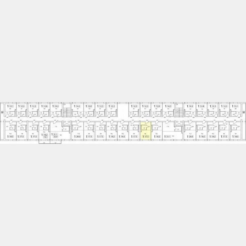 Апартаменты-студия, 17,5 м², 9/9 эт.