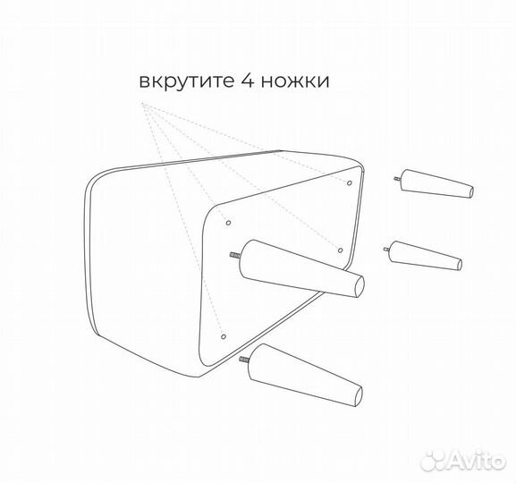 Банкетка для спальни с мягким сиденьем