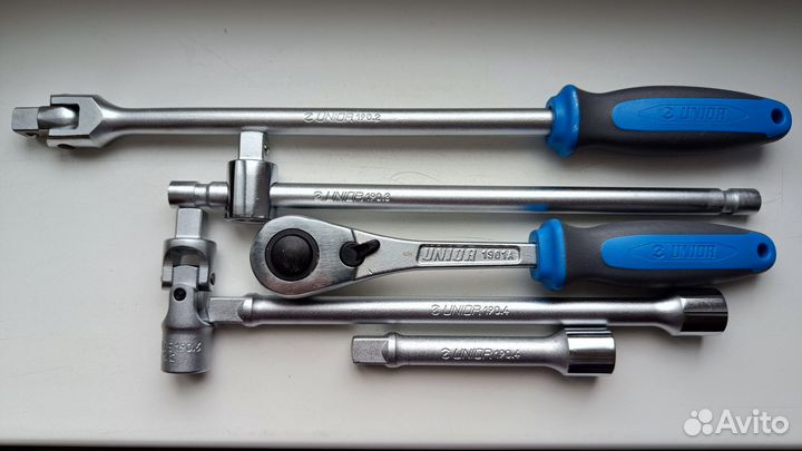 Unior Набор с трещоткой для торцевых головок 1/2