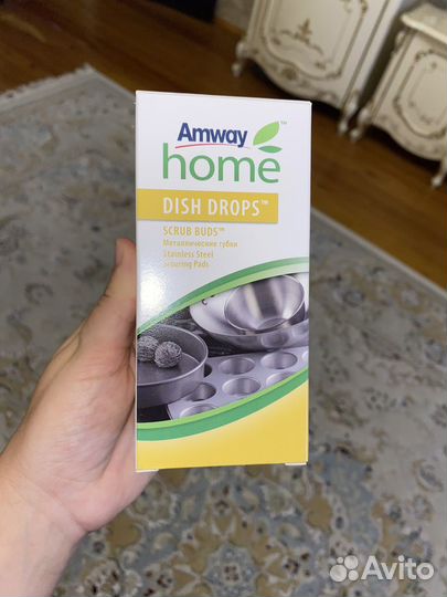 Губка металлическая от Амвей 4шт