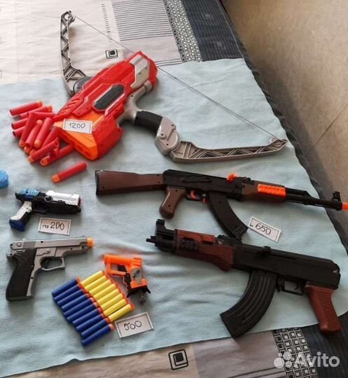 Nerf и другое оружие для мальчиков