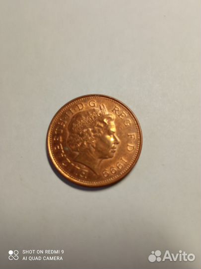 Монеты Великобритания 5 штук