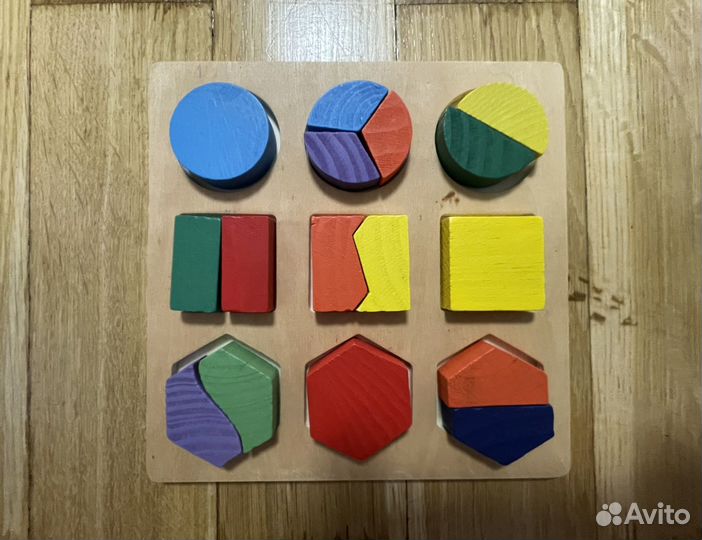 Развивающие игрушки, деревянный сортер для малышей