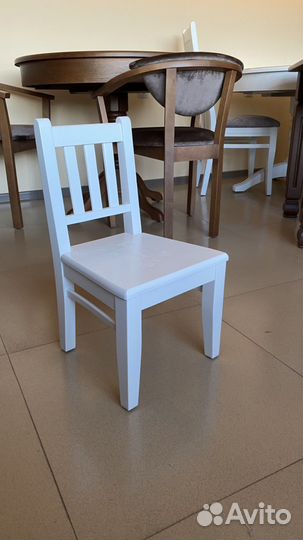 Набор стол и стулья детские из массива бука