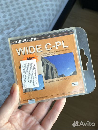 Фильтр для обьектива marumi wide mc c-pl 72mm