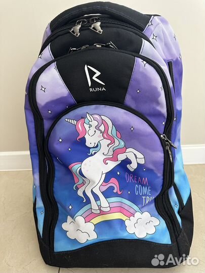 Чемодан-рюкзак на колесиках «runa” Unicorn