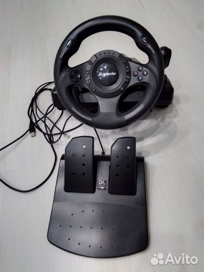 Руль Defender Forsage Drift GT черный