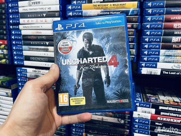 Uncharted ps4 диск