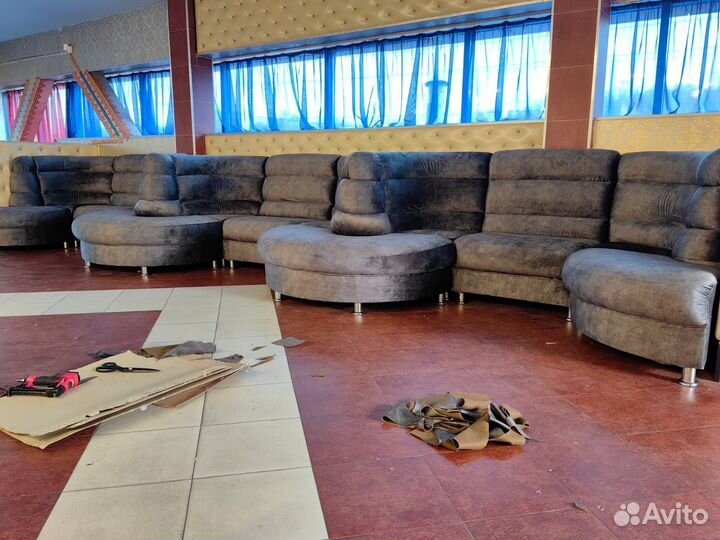 Перетяжка мягкой мебели на дому